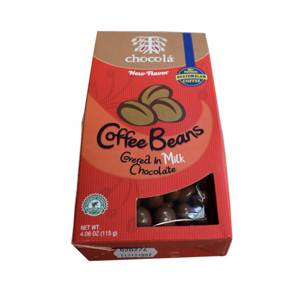 chocolate granos de cafe con chocolate con leche-115g